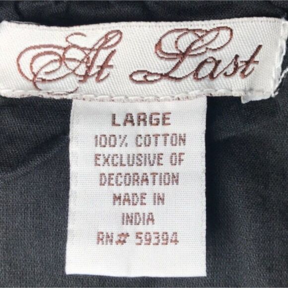 Vintage 90s At Last Grunge Boho Low Rise Fairycore Hippie Striped Midi Skirt / L - Picture 5 of 5